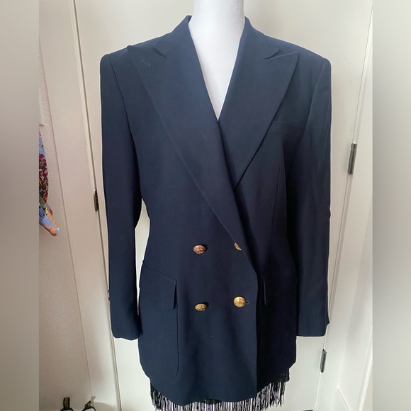 POLO RALPH LAUREN Double-Breasted Blazer - Picture 1 of 10